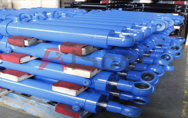 Wtg Welded Cylinder With Tang Mounts Lingshi Aisoar Hydraulic Cylinder